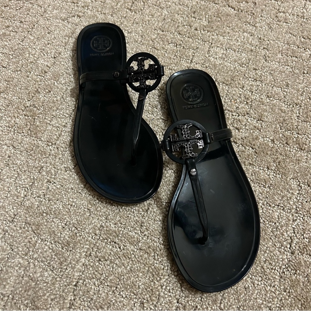Tory Burch Women's Black Sandals Waterproof